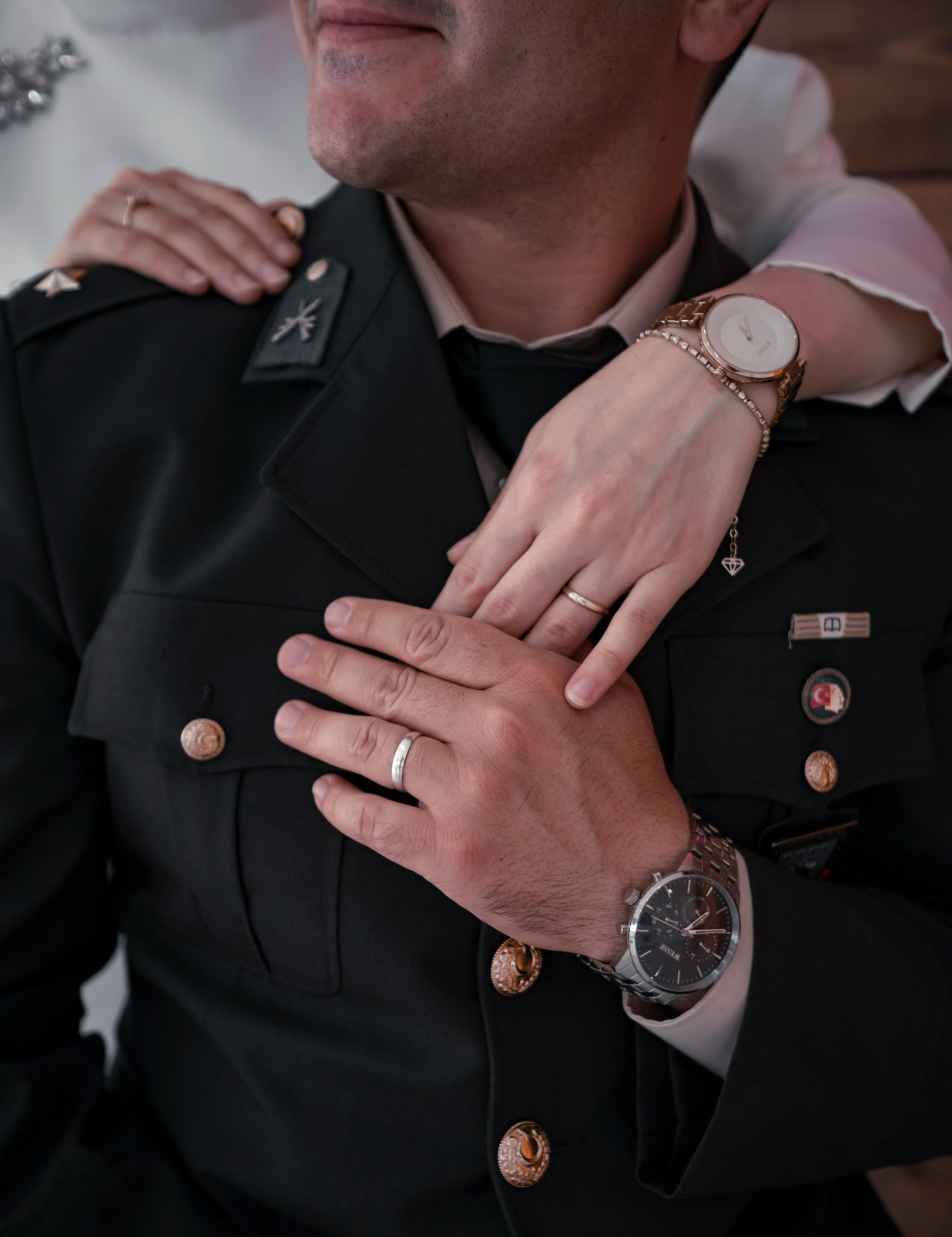 Couple watches