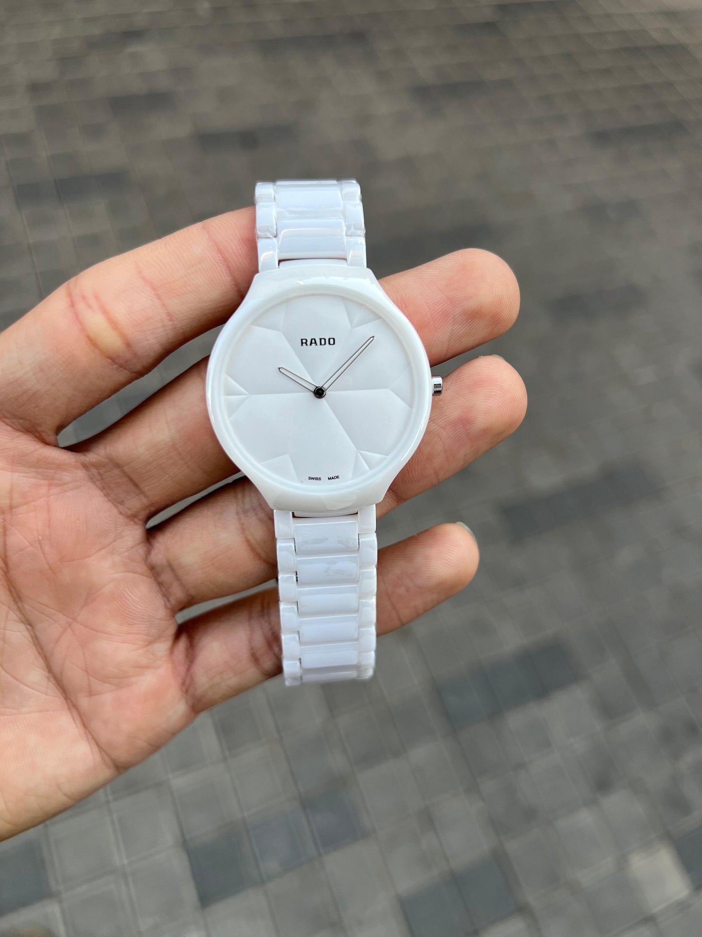 Rado white ceramic watch