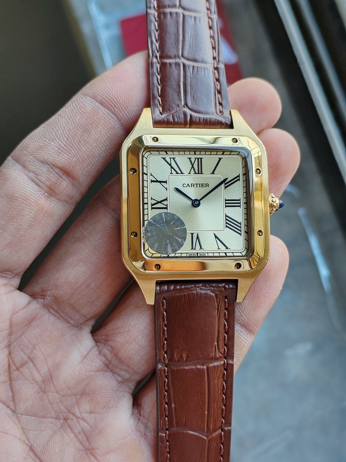 Carti.er Dumont For Him Quartz Japan very high quality